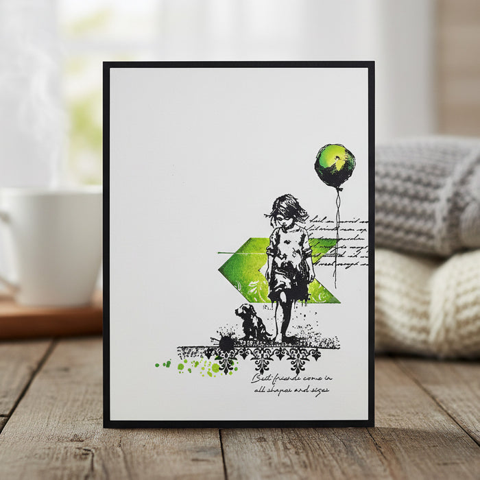 Best Friends Pre Cut Rubber Stamp Set by Andy Skinner