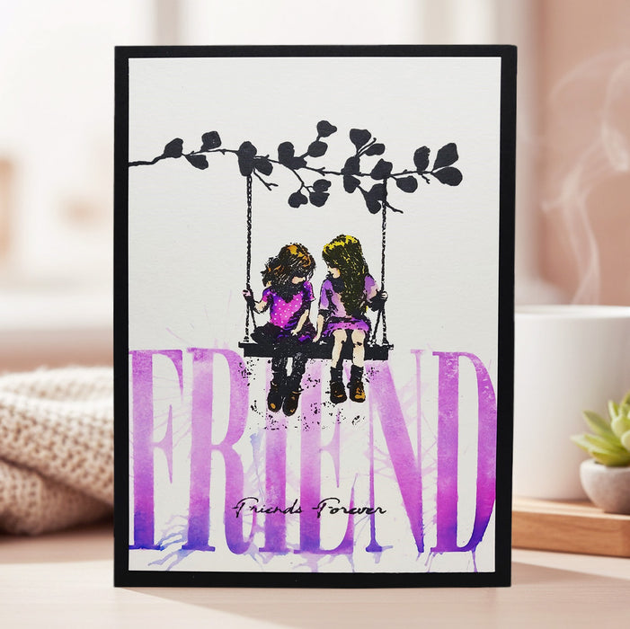 Friends Forever Pre Cut Rubber Stamp Set by Andy Skinner