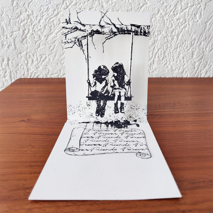 Friends Forever Pre Cut Rubber Stamp Set by Andy Skinner