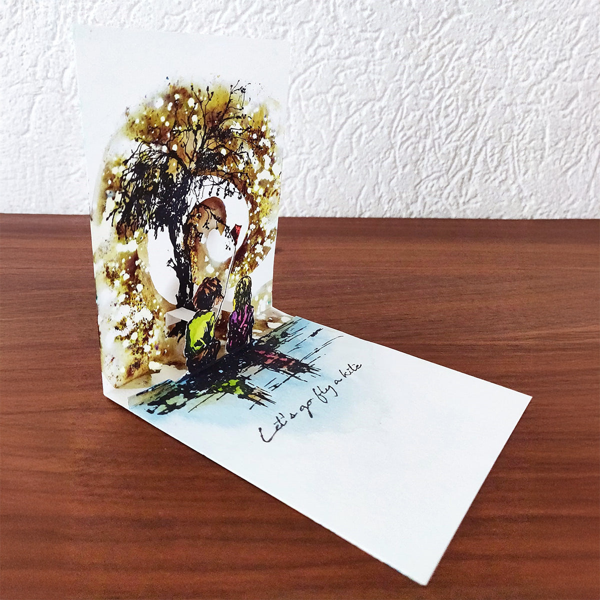 Let's Go Fly A Kite Pre Cut Rubber Stamp Set by Andy Skinner