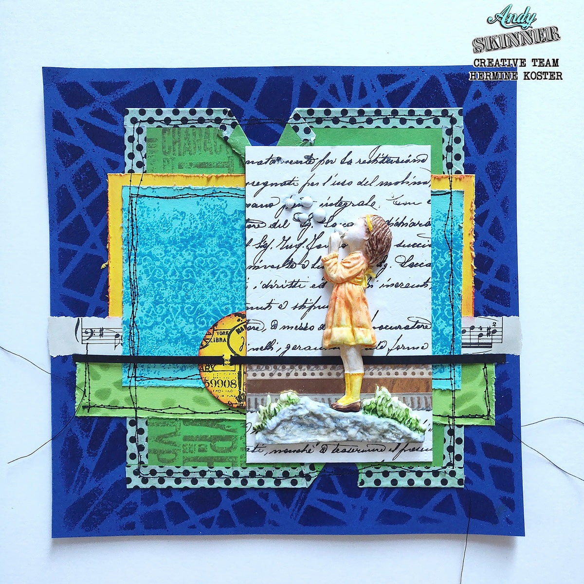 Cosmic Shimmer Blowing Bubbles Silicone Mould by Andy Skinner