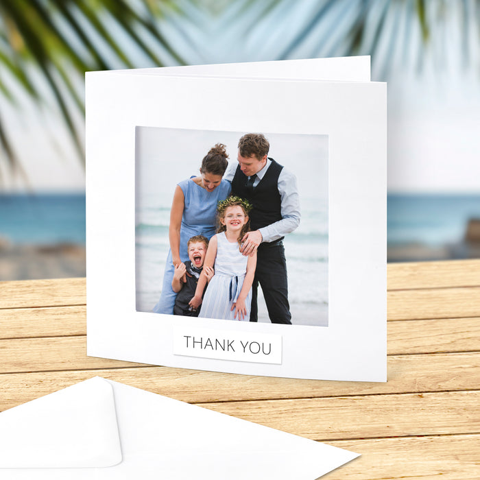 Large Frame Aperture Cards & Envelopes 195x195mm, Pack of 6