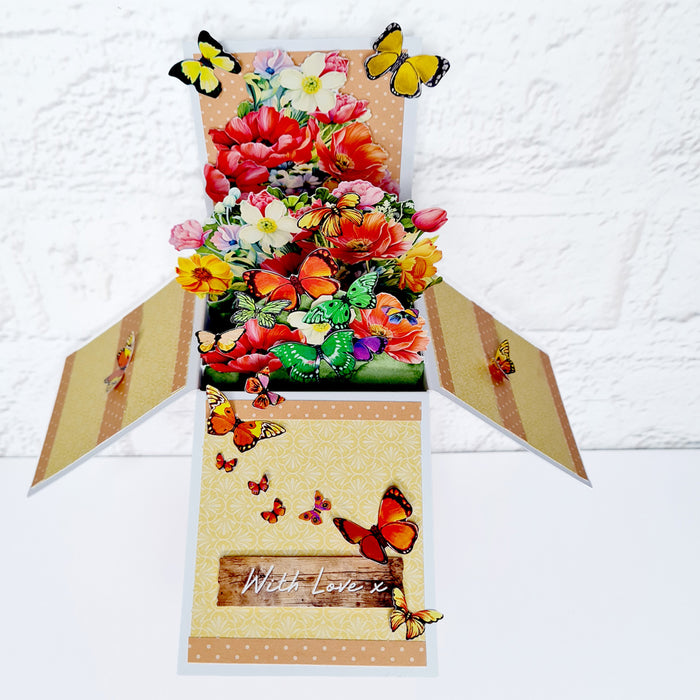 Blooming Box Bouquets Pop Up Card Making Kit