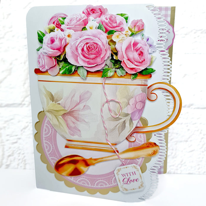 Teacup Bouquet Card Making Kit