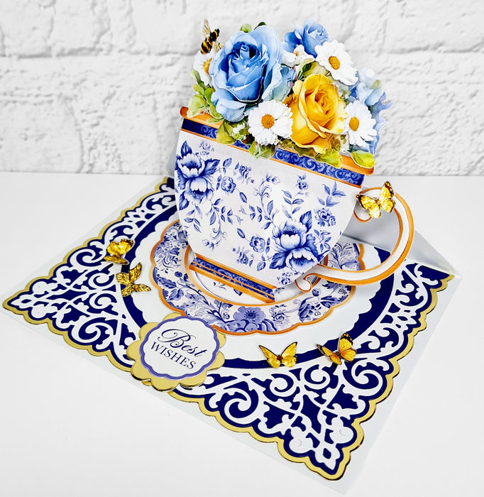 Teacup Bouquet Card Making Kit