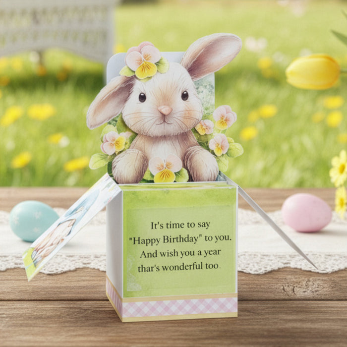 White Pop Up Box Cards & Envelopes 140x200mm, Pack of 12