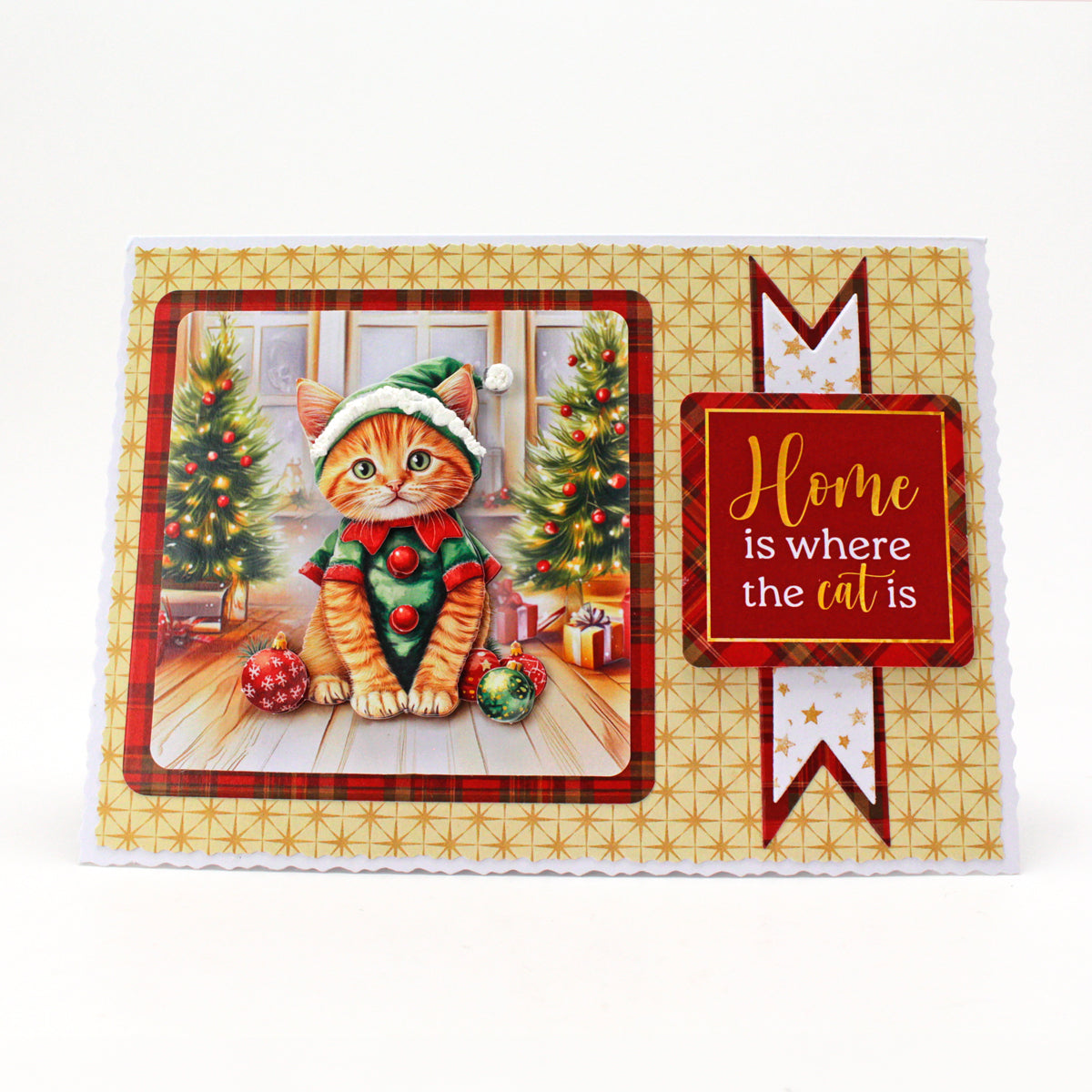 Christmas Cats Printed Cardstock, 24 sheets