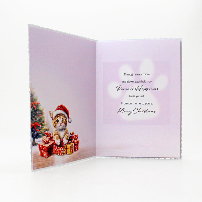 Christmas Cats Insert Papers, 24 sheets