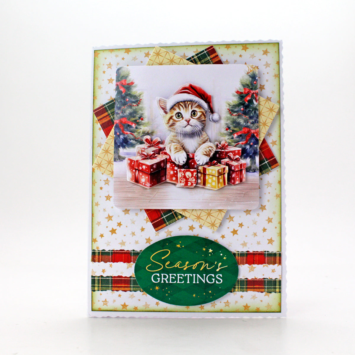 Christmas Cats Printed Cardstock, 24 sheets