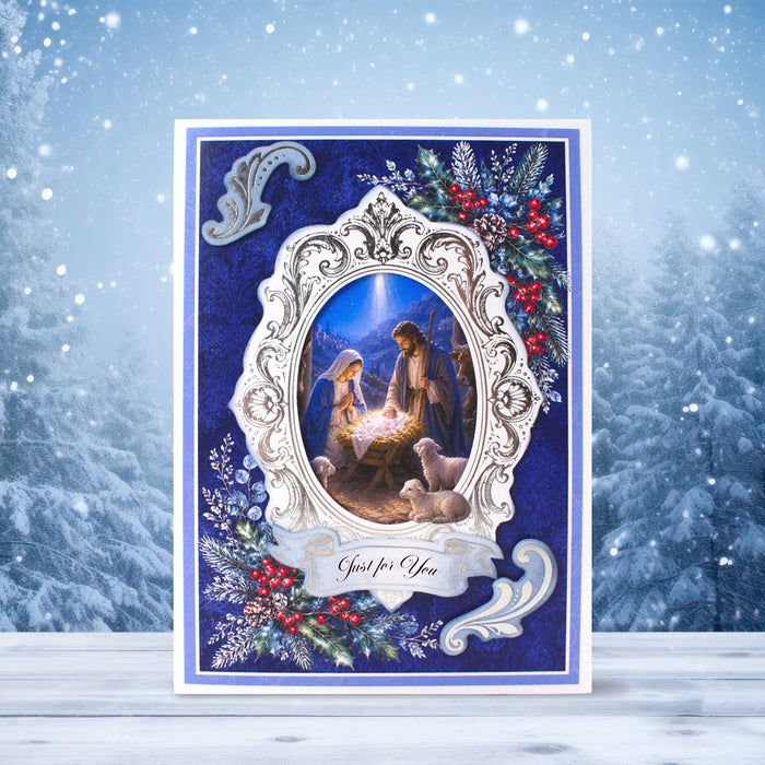 Foiled Christmas Frames & Flourishes Papercraft Collection