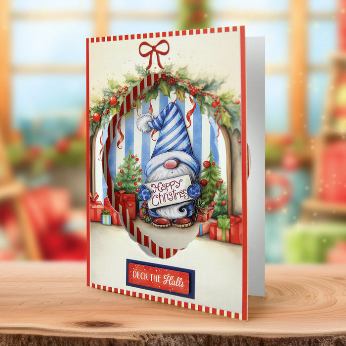 Die Cut Decoupage – Christmas Gnomes (pack of 12)