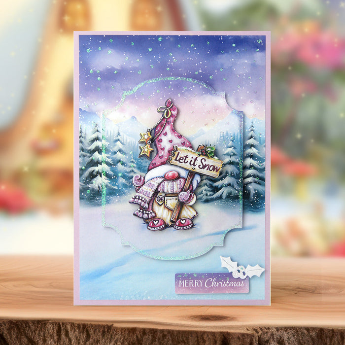 Christmas Gnomes Scene Stash, 24 sheets