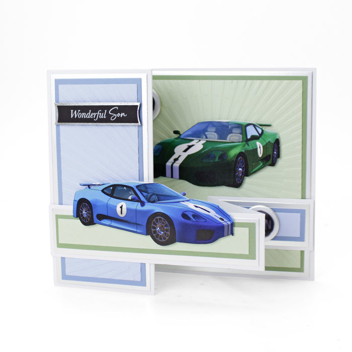 Die Cut Decoupage – Cars and Bikes (pack of 12)