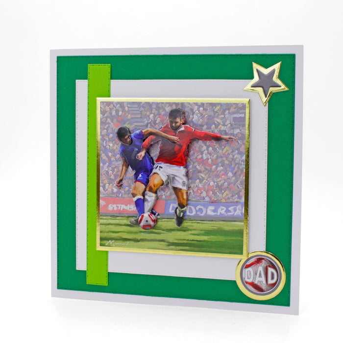 Die Cut Decoupage – Football (pack of 3)