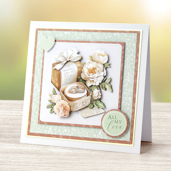 Die Cut Decoupage – Just Married (pack of 3)