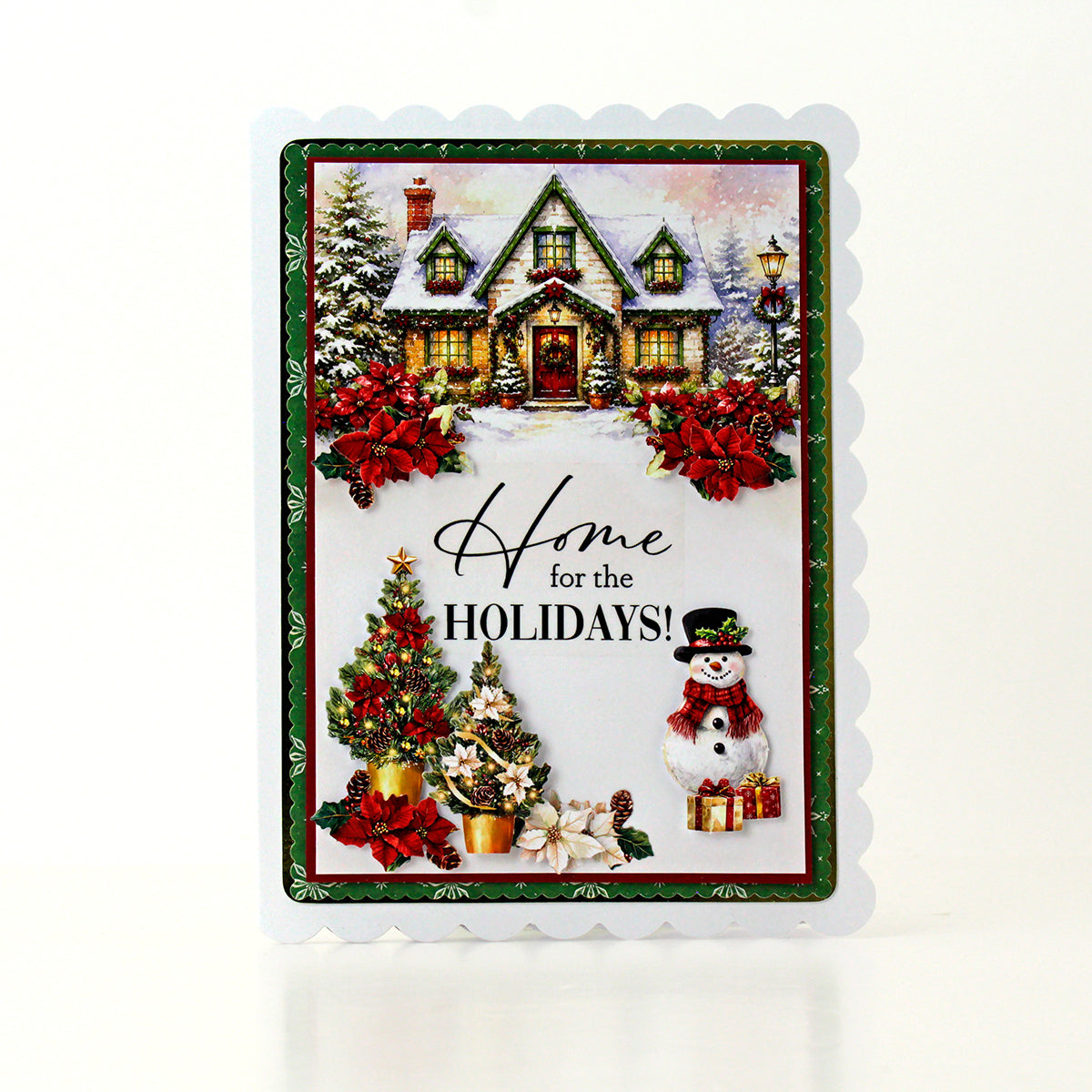 Petite Poinsettias Die Cut Embellishments, 3 sheets