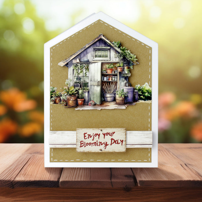 Die Cut Decoupage – The Potting Shed (pack of 3)