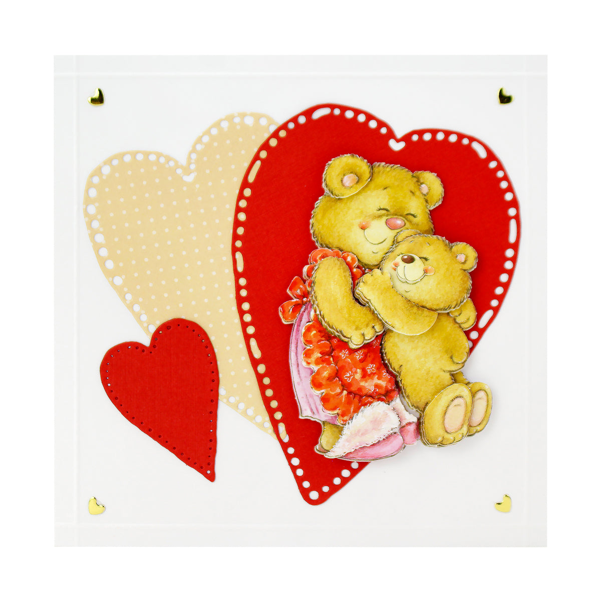 Die Cut Decoupage – Cute & Cuddly Bears (pack of 3)