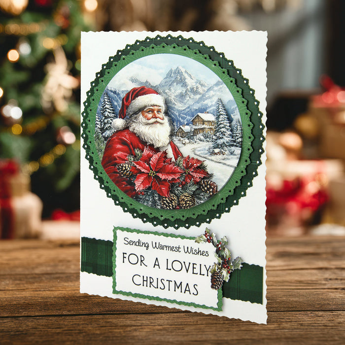 Die Cut Decoupage – Santa Scenes (pack of 12)