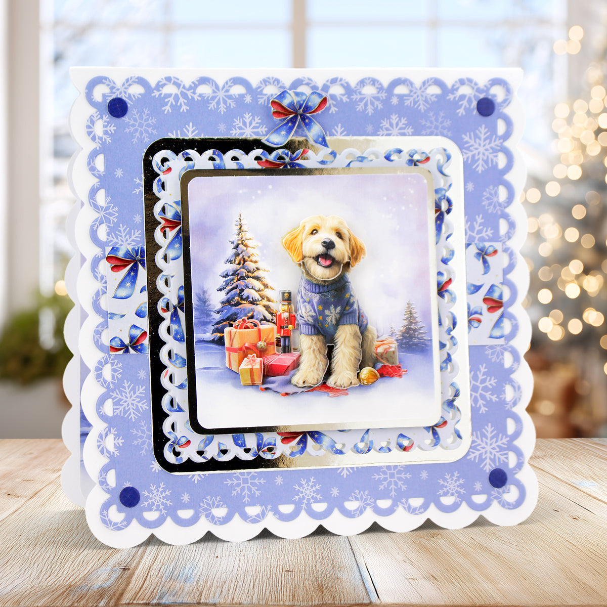 Santa Paws Die Cut Topper & Decoupage Collection