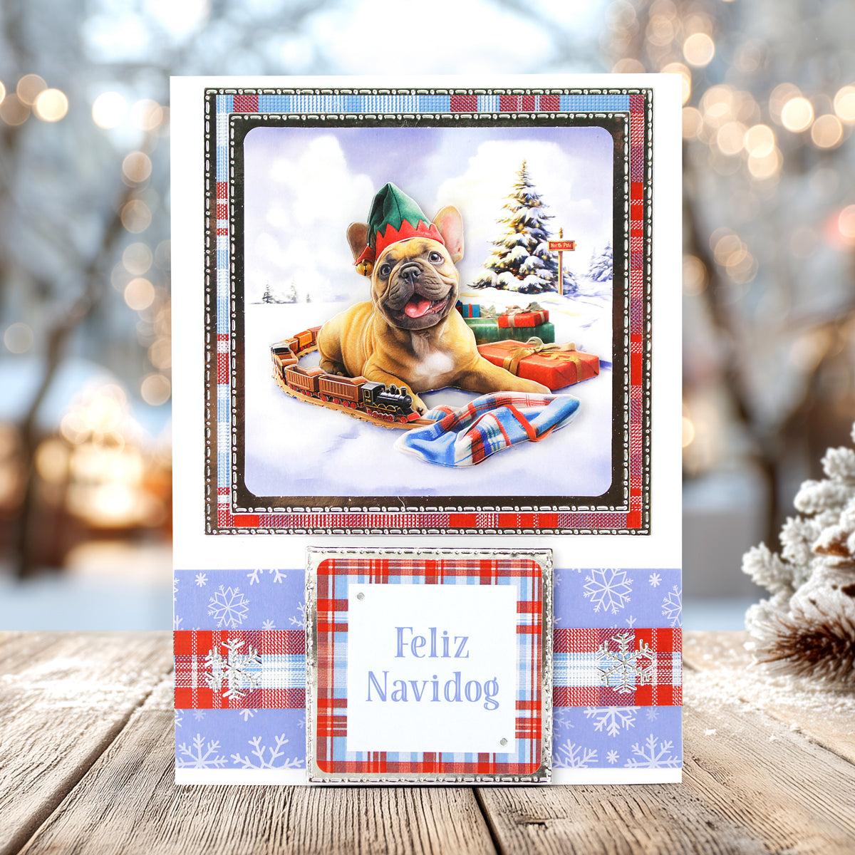 Santa Paws Die Cut Topper & Decoupage Collection