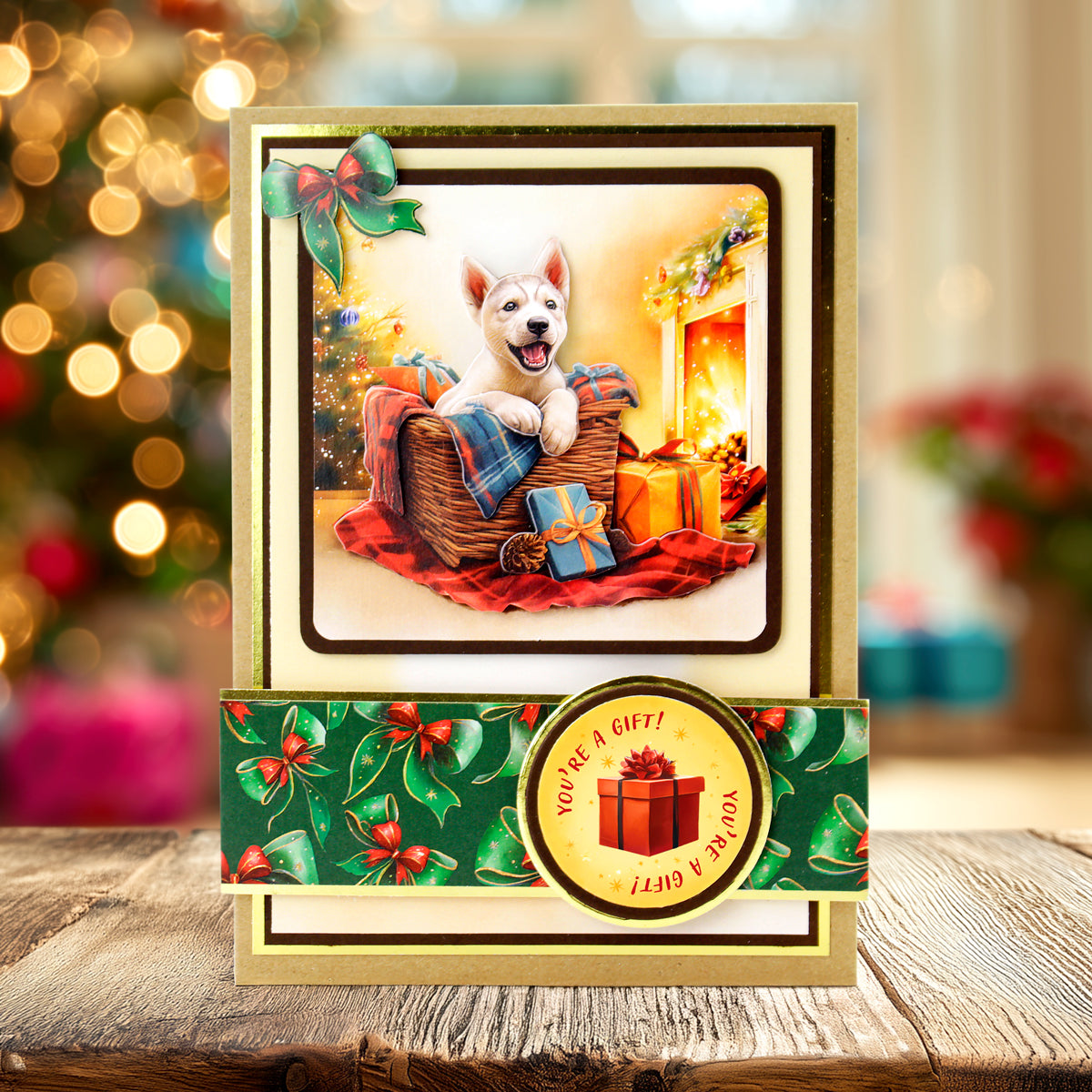 Santa Paws Die Cut Topper & Decoupage Collection
