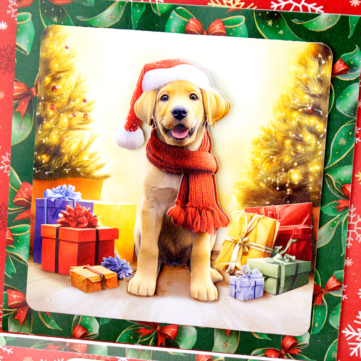 Santa Paws Die Cut Topper & Decoupage Collection