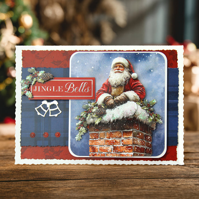 Die Cut Decoupage – Santa Scenes (pack of 12)