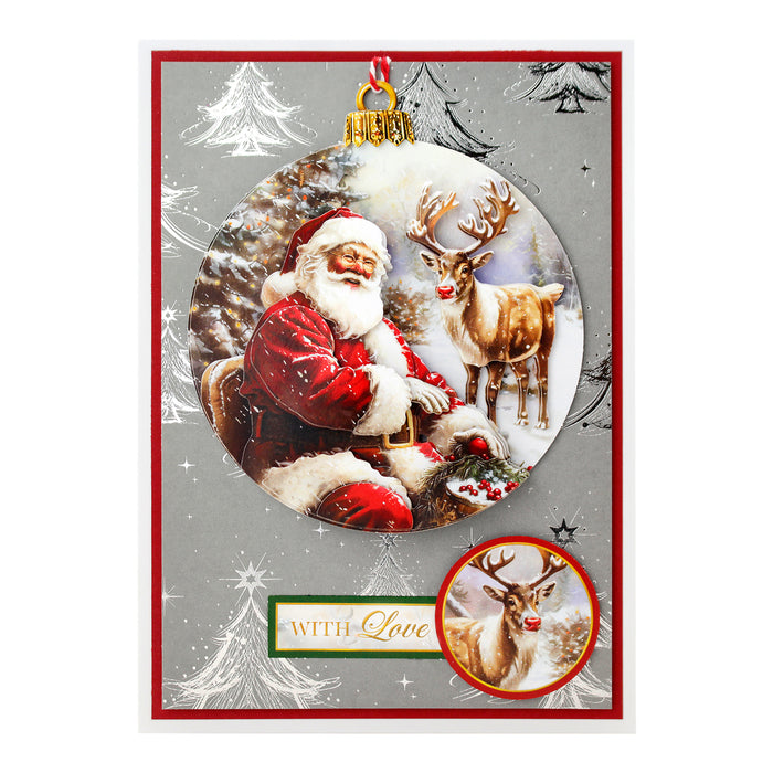 Die Cut Decoupage – Christmas Bauble Selection (pack of 12)