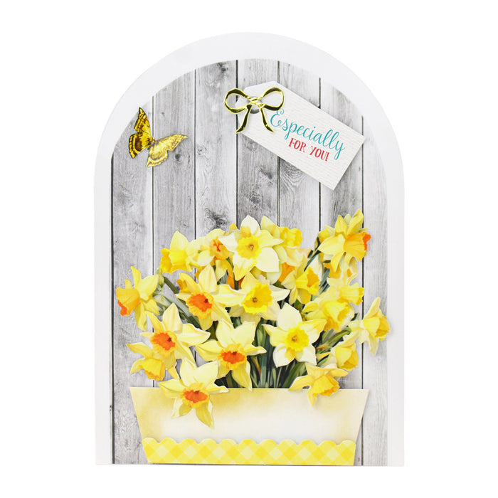 Die Cut Decoupage – Daffodil, Tulip & Poppy Bouquet (pack of 3)