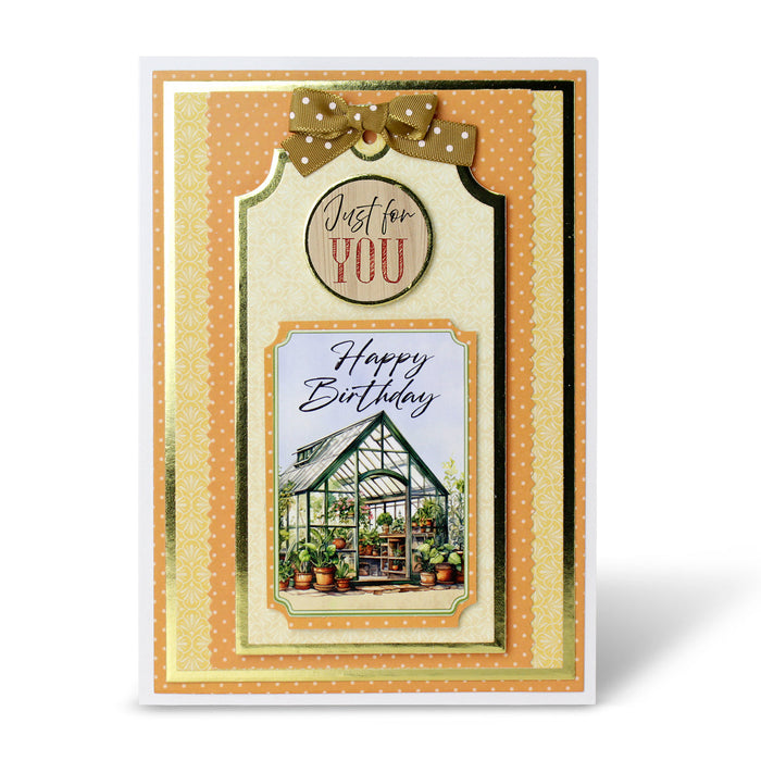 Die Cut Decoupage – Summer Greenhouse (pack of 3)