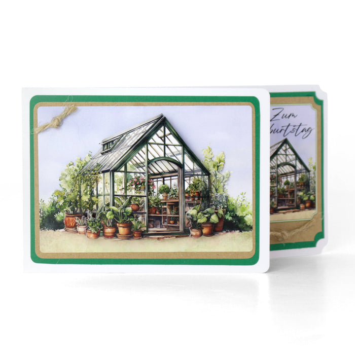 Die Cut Decoupage – Summer Greenhouse (pack of 3)