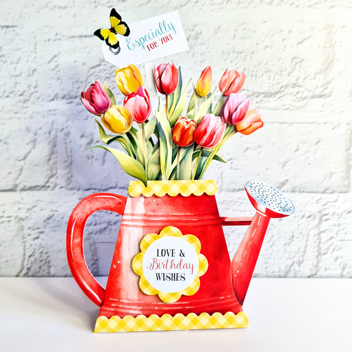 Watering Can Blossoms and Blooms Card Making Kit