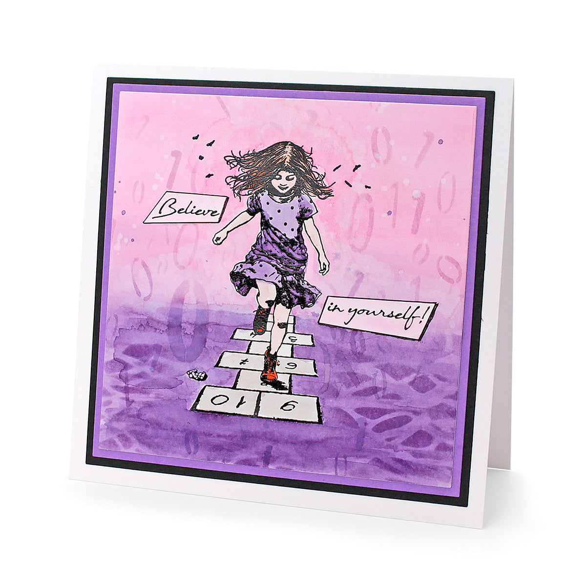 Believe In Yourself! Pre Cut Rubber Stamp Set by Andy Skinner