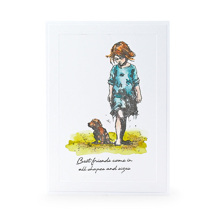 Best Friends Pre Cut Rubber Stamp Set by Andy Skinner