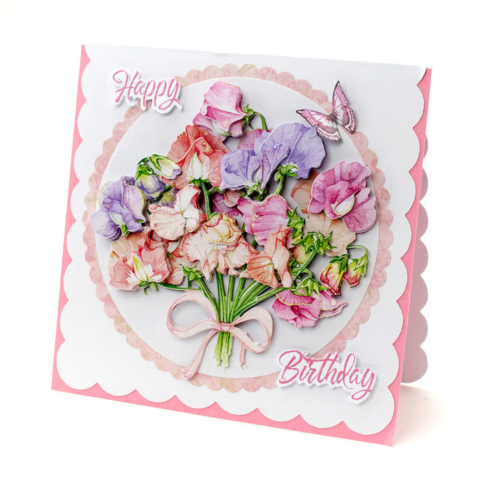 Die Cut Decoupage – Pretty Flowers (Pack of 24)
