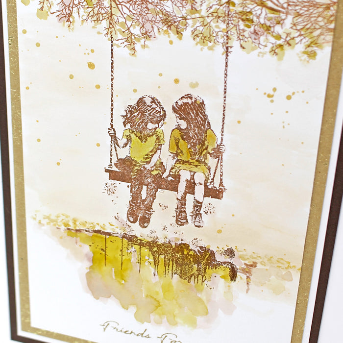 Friends Forever Pre Cut Rubber Stamp Set by Andy Skinner