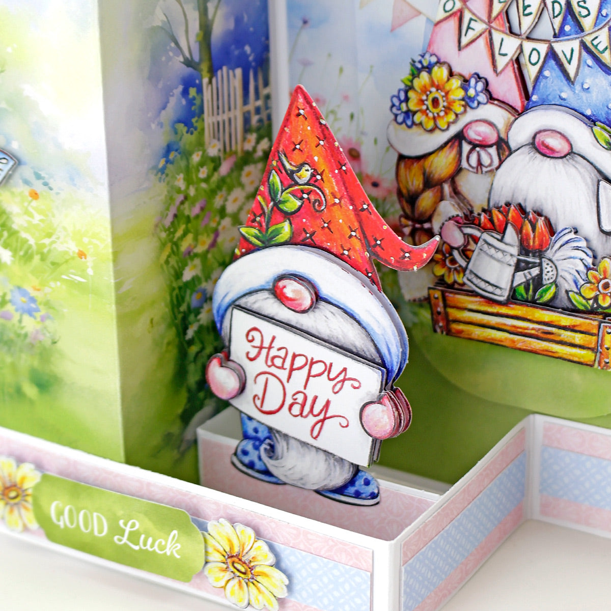Die Cut Decoupage – Garden Gnomes (pack of 12)