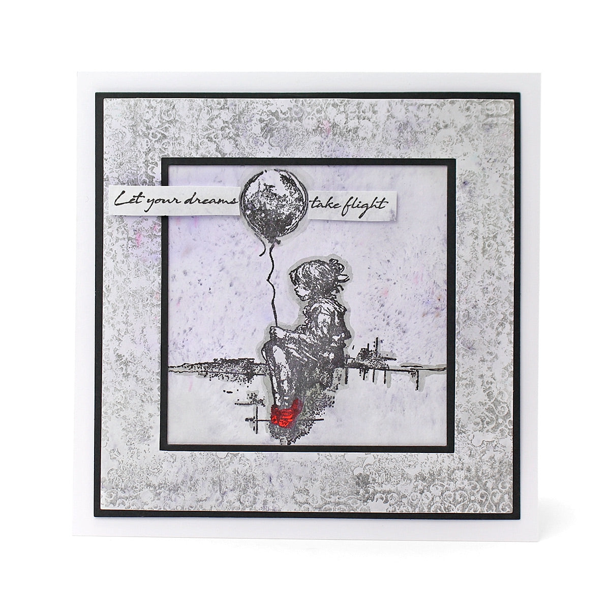 Let Your Dreams Take Flight Pre Cut Rubber Stamp Set by Andy Skinner