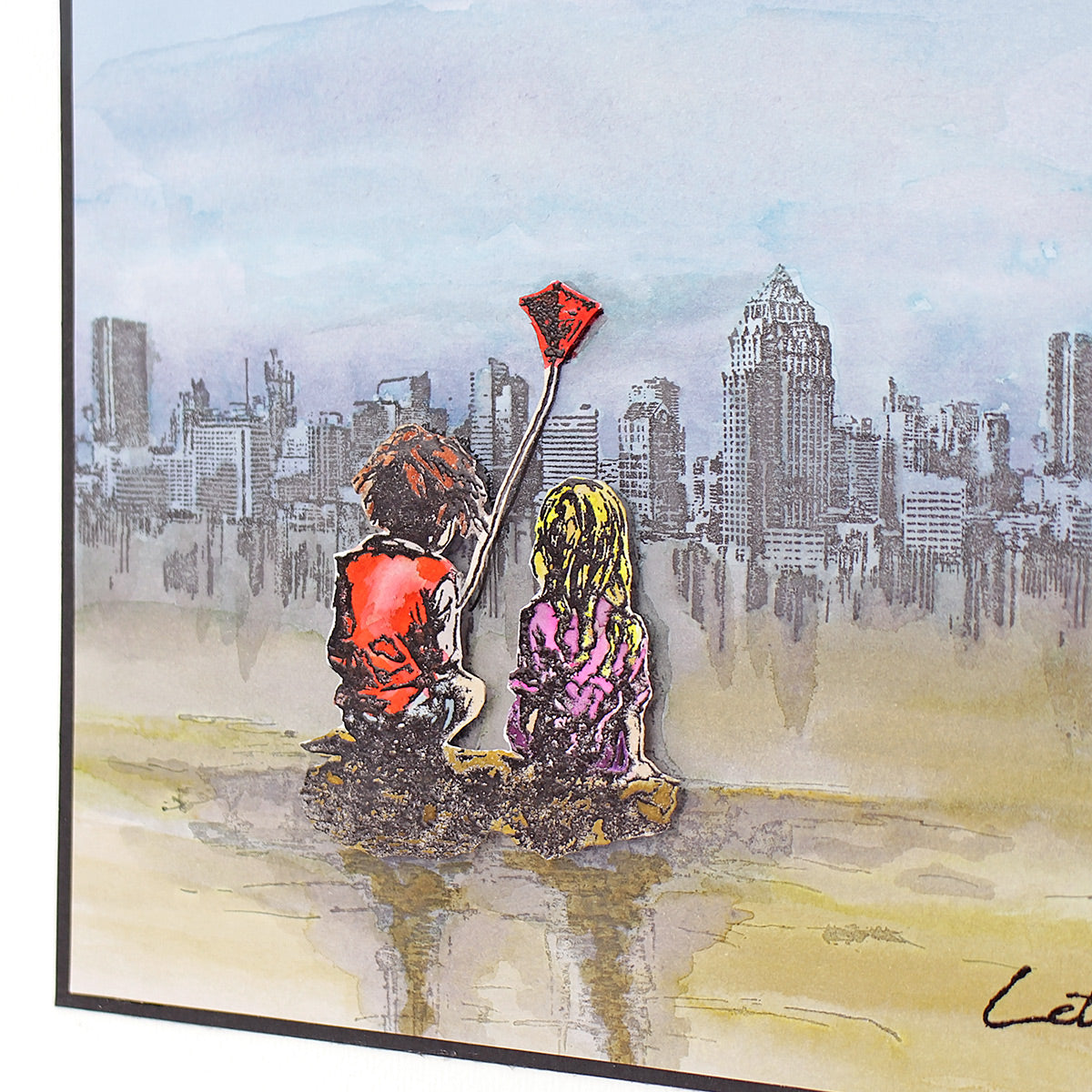 Let's Go Fly A Kite Pre Cut Rubber Stamp Set by Andy Skinner