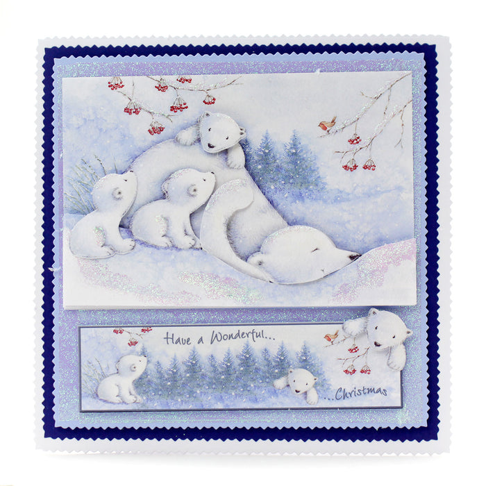 Die Cut Decoupage – Polar Bears (pack of 3)