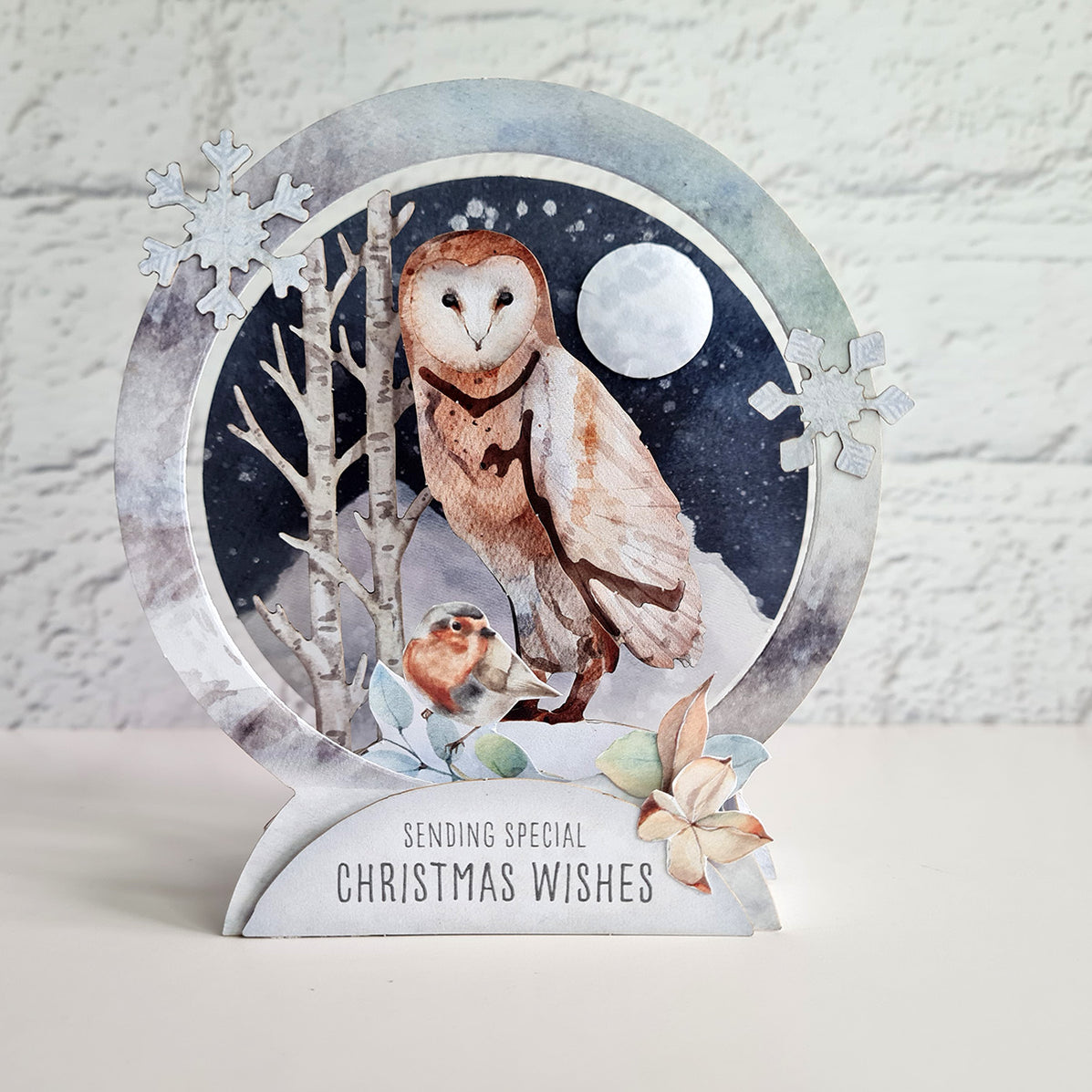 Watercolour Christmas Animals, DieCut Pop Up Cards — Katy Sue Designs