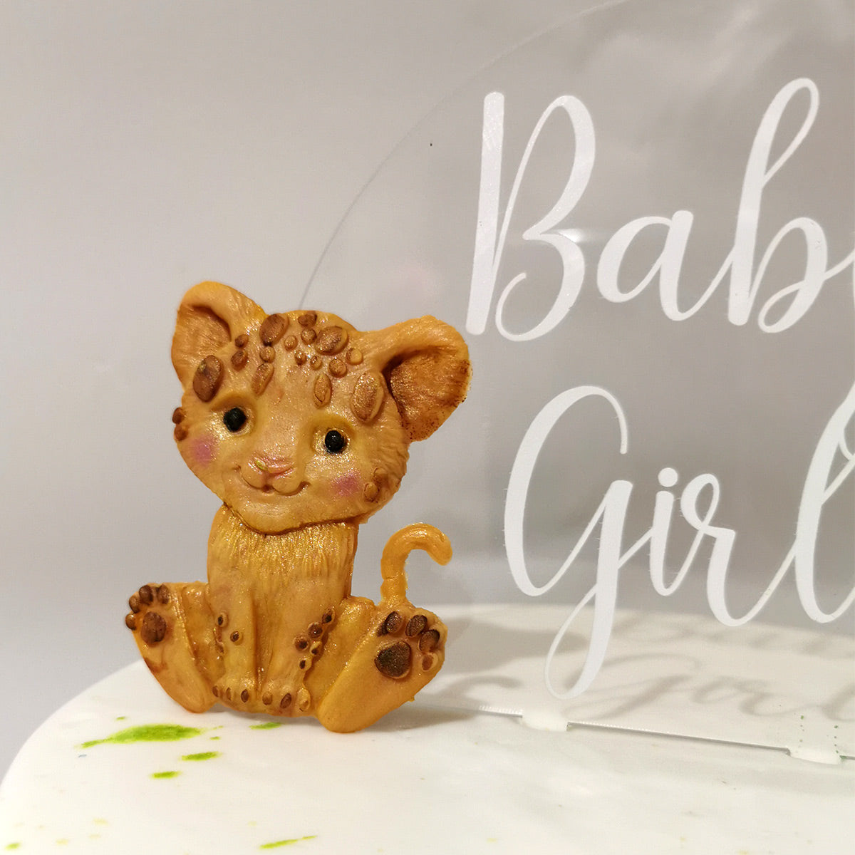 Sweet Safari Lion Cub Silicone Mould