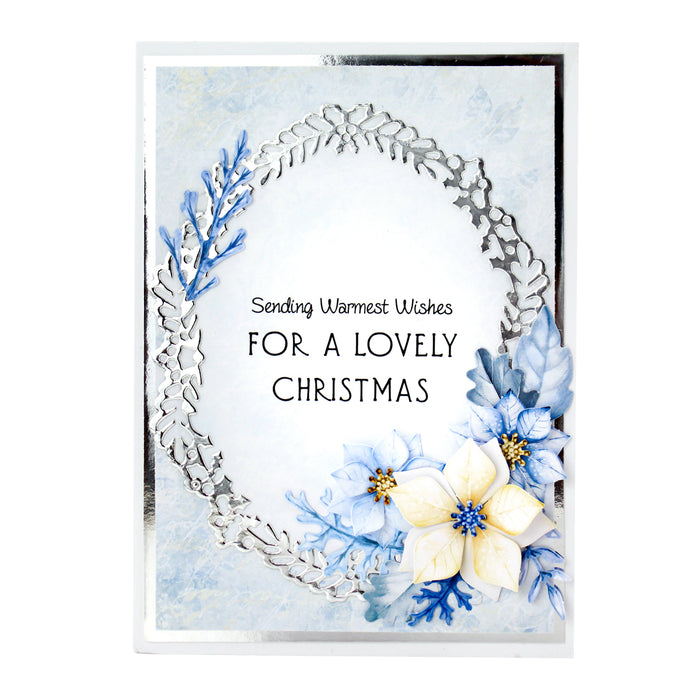 Winter Blooms Die Cut Flowers & Leaves, 12 sheets