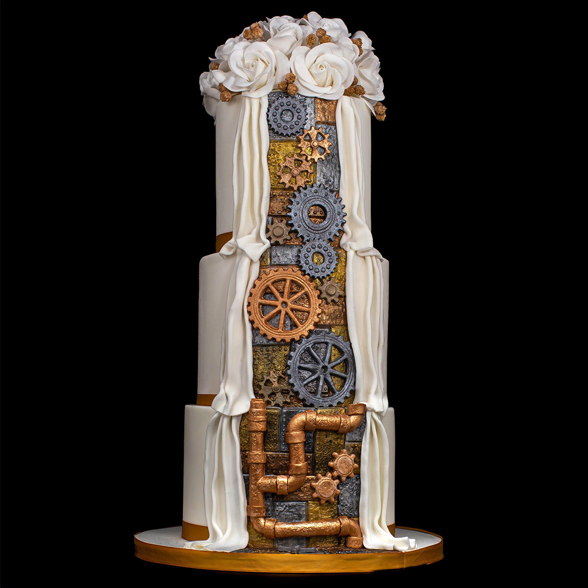 Distressed Cogs Silicone Mould