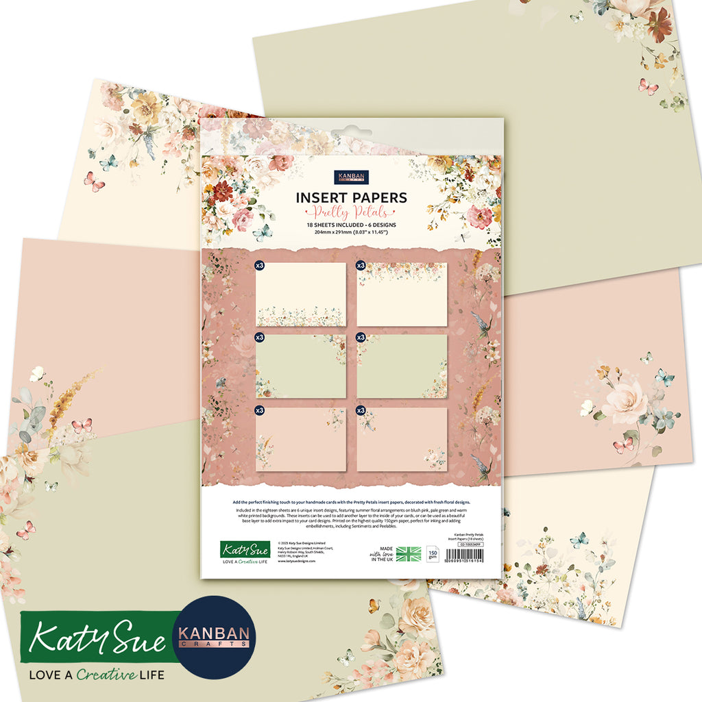 Paper Made Insert Inserts for Cards — Katy Sue Designs