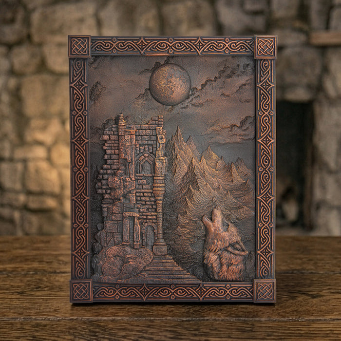 Cosmic Shimmer Mystical Mountain Scene Silicone Mould