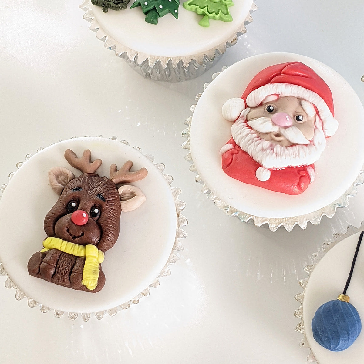Cute Christmas Characters Silicone Mould