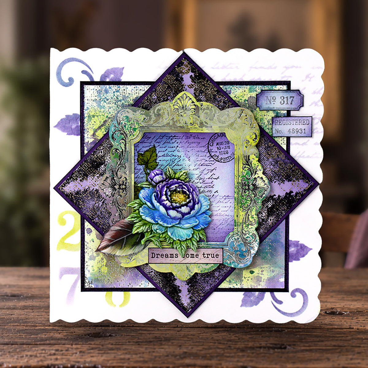Cosmic Shimmer Past & Postal DL Stamp Set