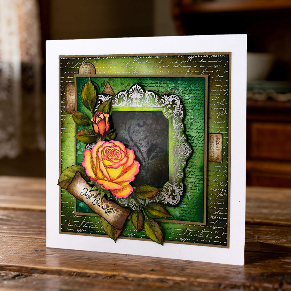 Cosmic Shimmer Gilded to Grunge Frames & Flourishes